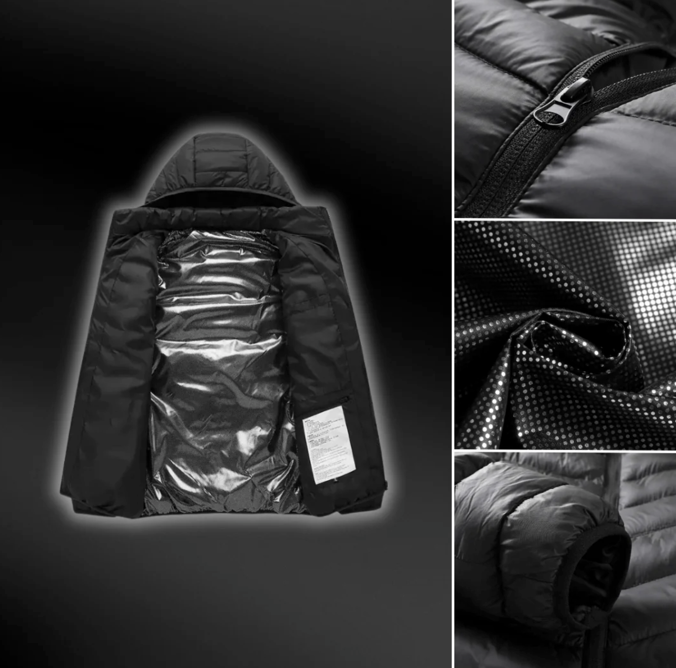 HitzeLux™ Heizbare Unisex-Jacke – Fortschrittliche Sichere Heizung, Maximaler Komfort, Strapazierfähiges Material & Waschbar (Batterie kostenlos enthalten)